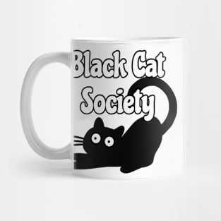 Animal Familiars Black Cat Society Mug